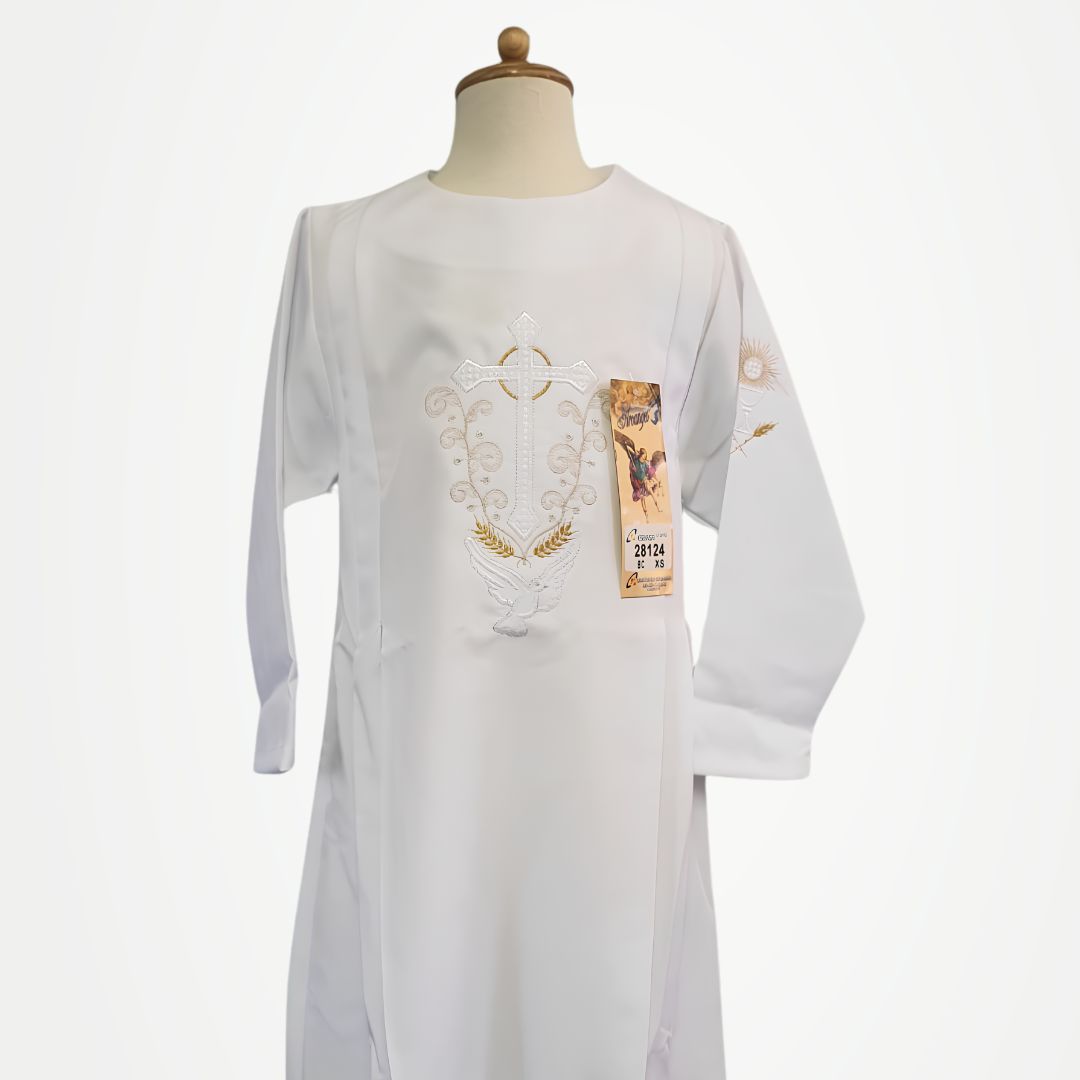 VESTIDO ROPON TUNICA JUVENIL BORDADA - Image 1