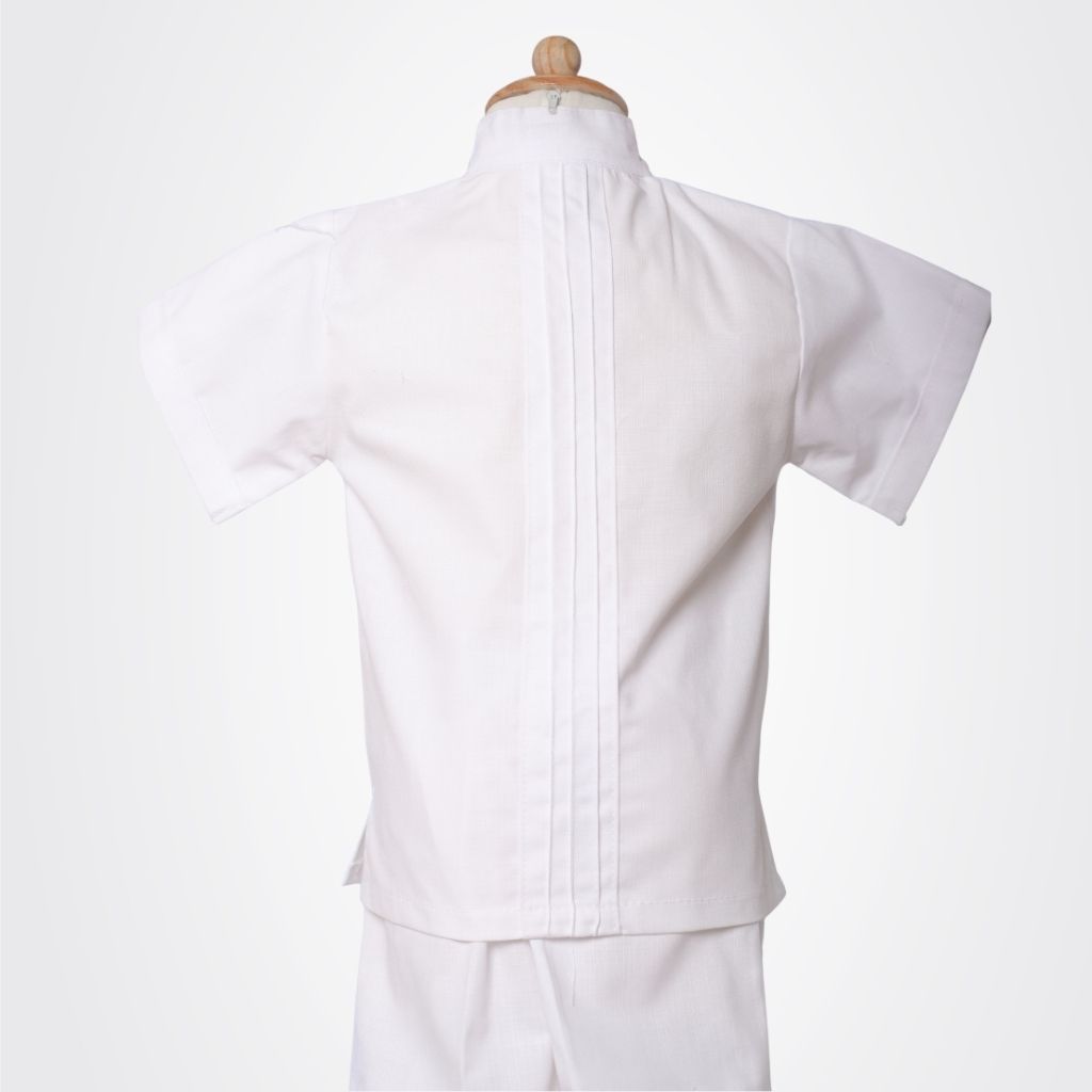 TRAJE GUAYABERA 2 PZA LINO SHORT - Image 2